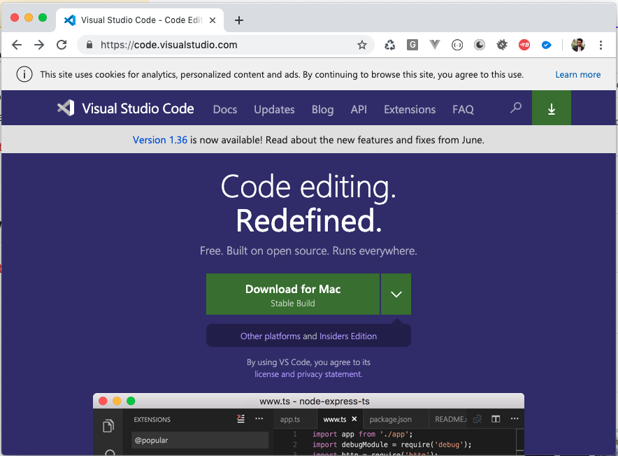 Download and install VS Code